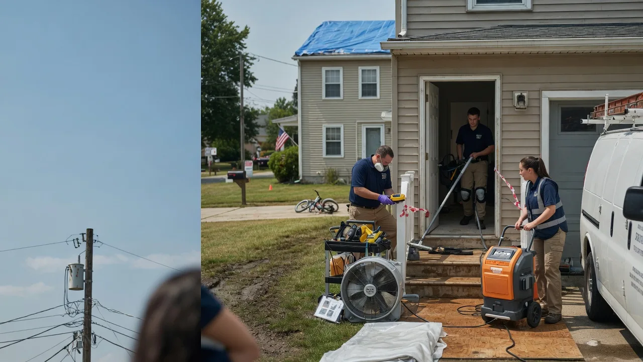 Water Damage Repair in Dunbar, WI near me